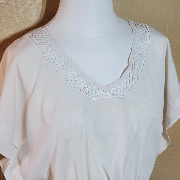 TWENTY ONE Off White Peasant Blouse - Picture 3 of 7